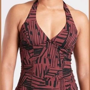 NWT ATHLETA SIENNA TANKINI TOP 38 B/C